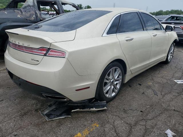 3LN6L2G94ER835989 - 2014 LINCOLN MKZ CREAM photo 3