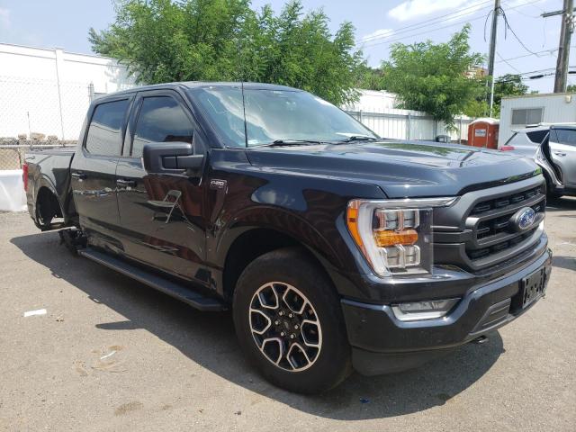 1FTFW1E8XNKF15452 - 2022 FORD F150 SUPERCREW BLACK photo 4