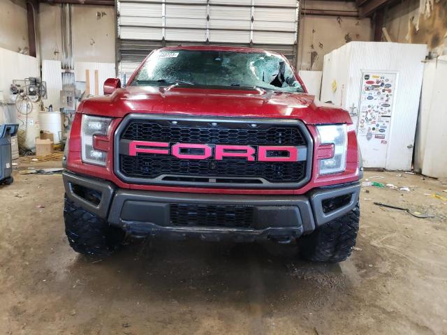 1FTFW1RG4JFC71088 - 2018 FORD F150 RAPTOR MAROON photo 5