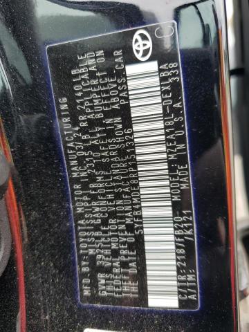 5YFB4MDE8RP151326 - 2024 TOYOTA COROLLA LE BLACK photo 13