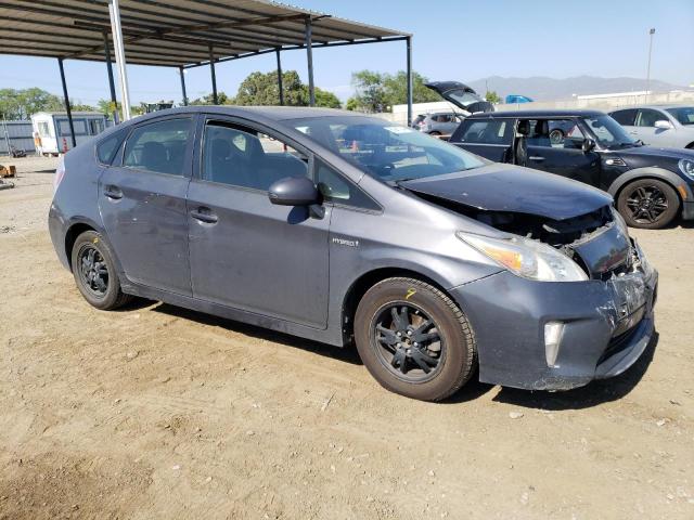 JTDKN3DU1F0475061 - 2015 TOYOTA PRIUS GRAY photo 4