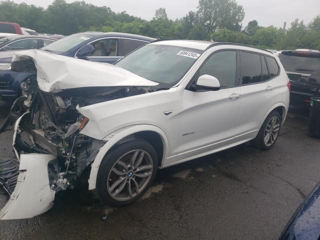 5UXWY3C55F0F83638 - 2015 BMW X3 XDRIVE28D WHITE photo 1