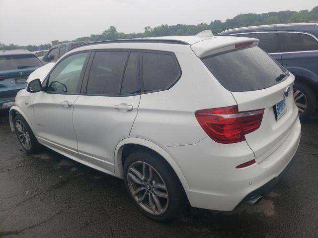 5UXWY3C55F0F83638 - 2015 BMW X3 XDRIVE28D WHITE photo 2
