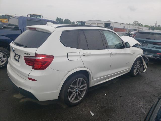 5UXWY3C55F0F83638 - 2015 BMW X3 XDRIVE28D WHITE photo 3