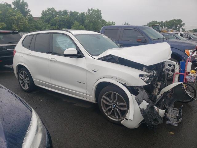 5UXWY3C55F0F83638 - 2015 BMW X3 XDRIVE28D WHITE photo 4