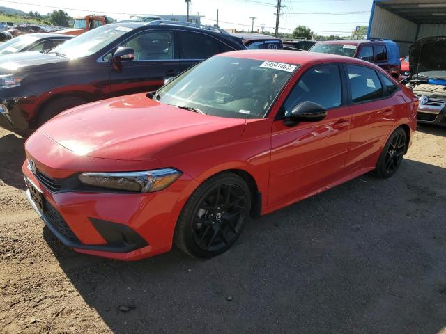 2HGFE2F54NH547447 - 2022 HONDA CIVIC SPORT წითელი ფოტო 1