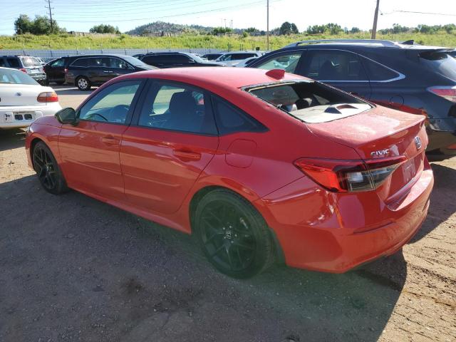 2HGFE2F54NH547447 - 2022 HONDA CIVIC SPORT წითელი ფოტო 2