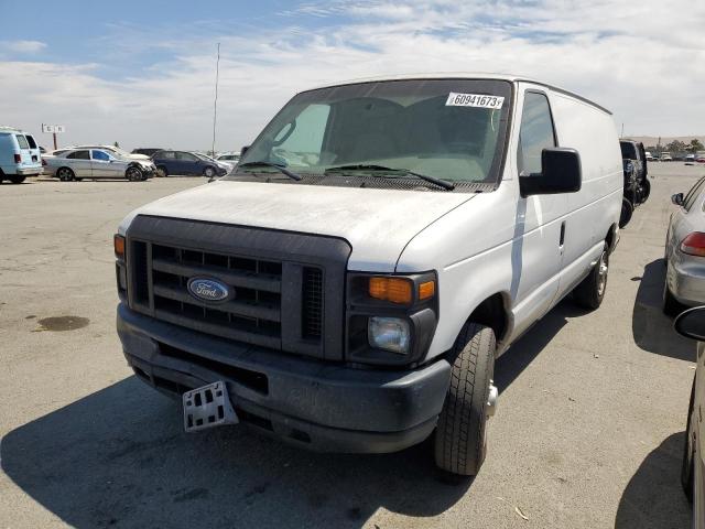 1FTNE14W48DB09612 - 2008 FORD ECONOLINE E150 VAN WHITE photo 1