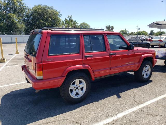 1J4FF58S21L594404 - 2001 JEEP CHEROKEE CLASSIC RED photo 3