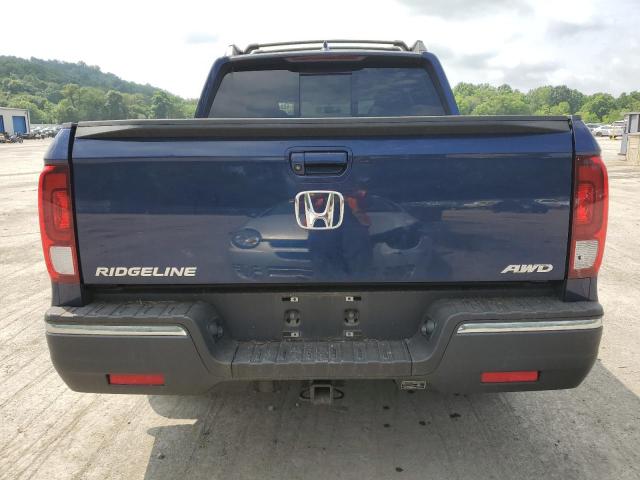 5FPYK3F5XKB013044 - 2019 HONDA RIDGELINE RTL BLUE photo 6