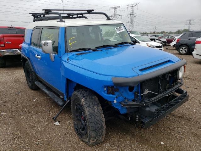 JTEBU11F970058331 - 2007 TOYOTA FJ CRUISER BLUE photo 1