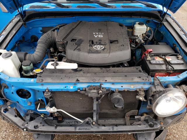 JTEBU11F970058331 - 2007 TOYOTA FJ CRUISER BLUE photo 7