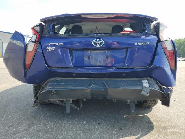 JTDKARFU6J3549917 - 2018 TOYOTA PRIUS BLUE photo 6