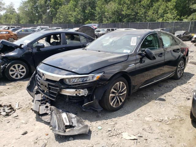 1HGCV3F46LA006864 - 2020 HONDA ACCORD HYBRID EX GRAY photo 1