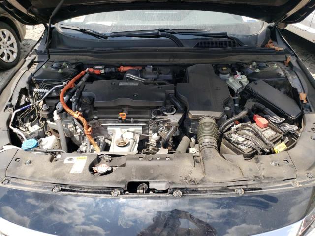 1HGCV3F46LA006864 - 2020 HONDA ACCORD HYBRID EX GRAY photo 11