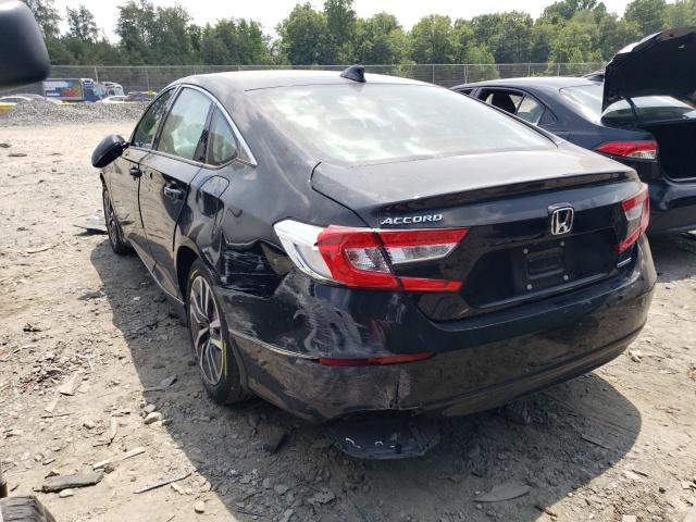 1HGCV3F46LA006864 - 2020 HONDA ACCORD HYBRID EX GRAY photo 2