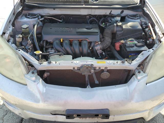 2T1KR32E55C407639 - 2005 TOYOTA COROLLA MA XR SILVER photo 11