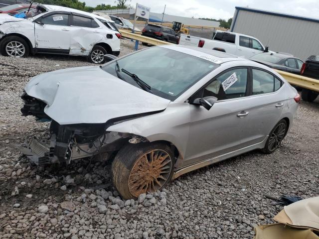 KMHD04LB7JU466813 - 2018 HYUNDAI ELANTRA SPORT SILVER photo 1