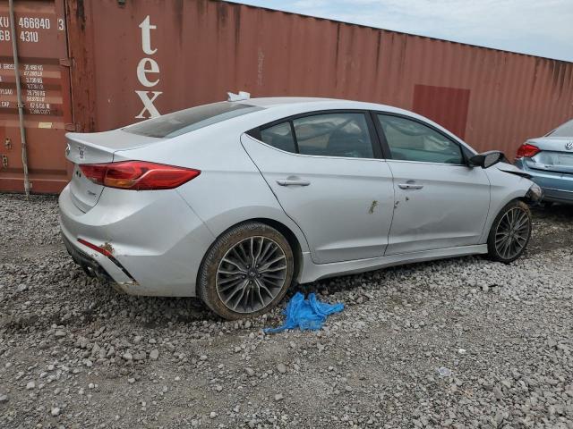 KMHD04LB7JU466813 - 2018 HYUNDAI ELANTRA SPORT SILVER photo 3