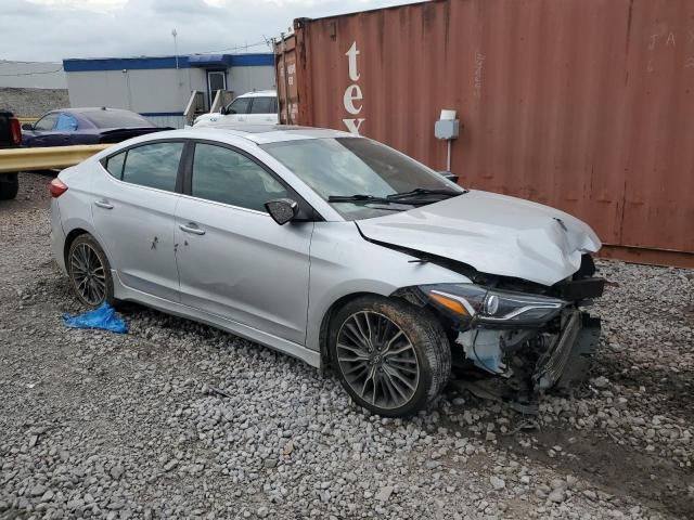 KMHD04LB7JU466813 - 2018 HYUNDAI ELANTRA SPORT SILVER photo 4