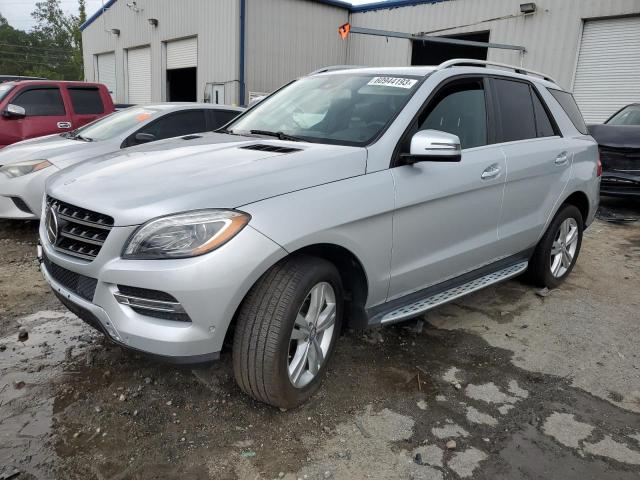 4JGDA5HB6FA465902 - 2015 MERCEDES-BENZ ML 350 4MATIC SILVER photo 1