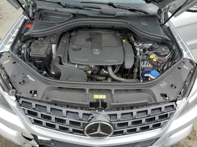 4JGDA5HB6FA465902 - 2015 MERCEDES-BENZ ML 350 4MATIC SILVER photo 12