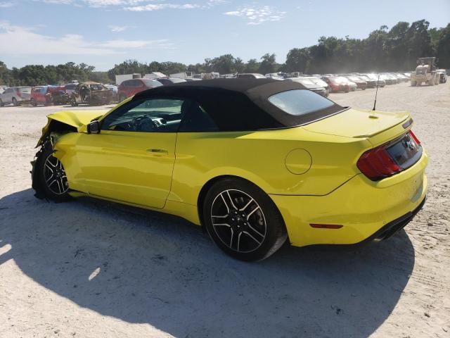 1FATP8UH0M5111900 - 2021 FORD MUSTANG YELLOW photo 2