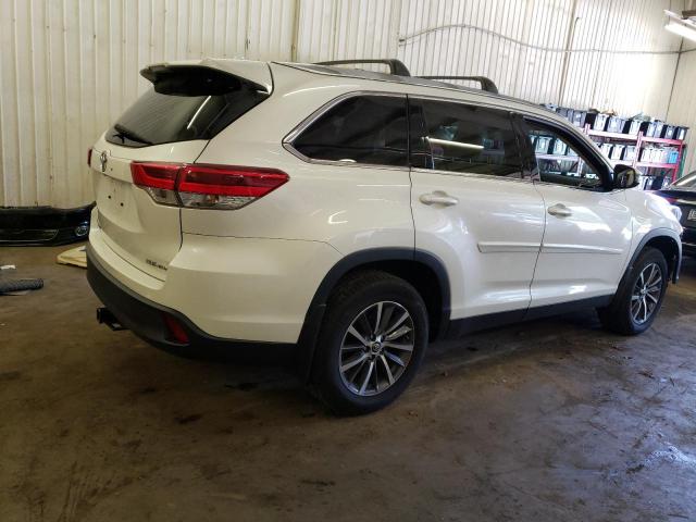 5TDJZRFH1KS600022 - 2019 TOYOTA HIGHLANDER SE WHITE photo 3