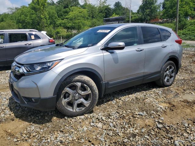 JHLRW2H81KX011372 - 2019 HONDA CR-V EXL SILVER photo 1