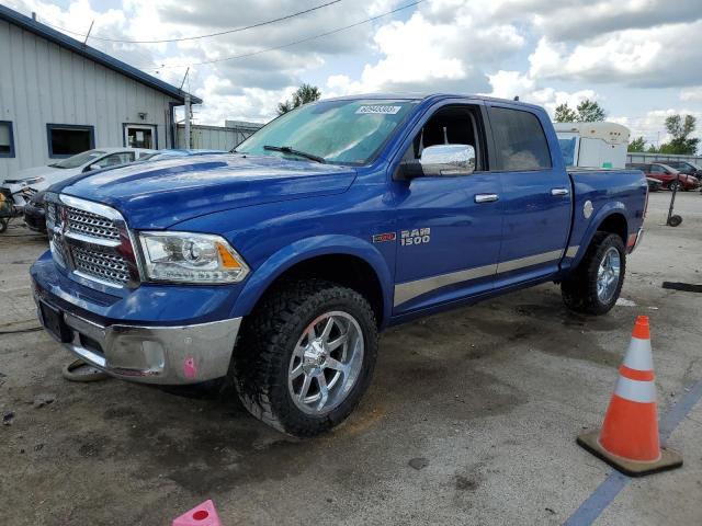 1C6RR7NM8HS876422 - 2017 RAM 1500 LARAMIE BLUE photo 1