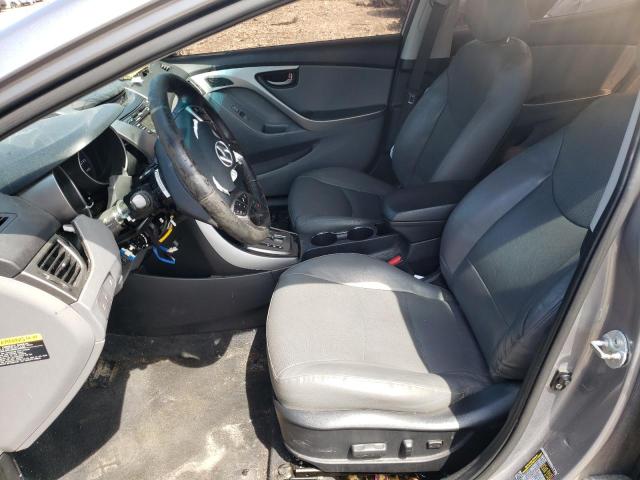 KMHDH4AE5DU595451 - 2013 HYUNDAI ELANTRA GLS GRAY photo 7