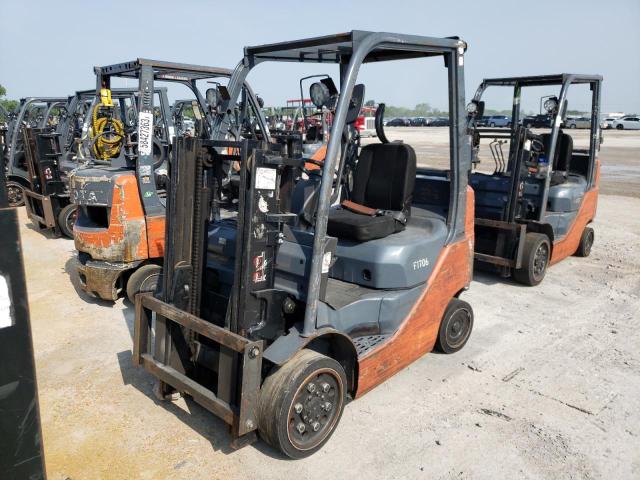 68490 - 2015 TOYOTA FORKLIFT Помаранчевий фото 2