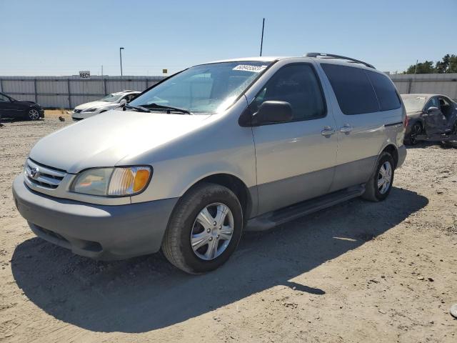 4T3ZF13C42U433336 - 2002 TOYOTA SIENNA CE LE SILVER photo 1