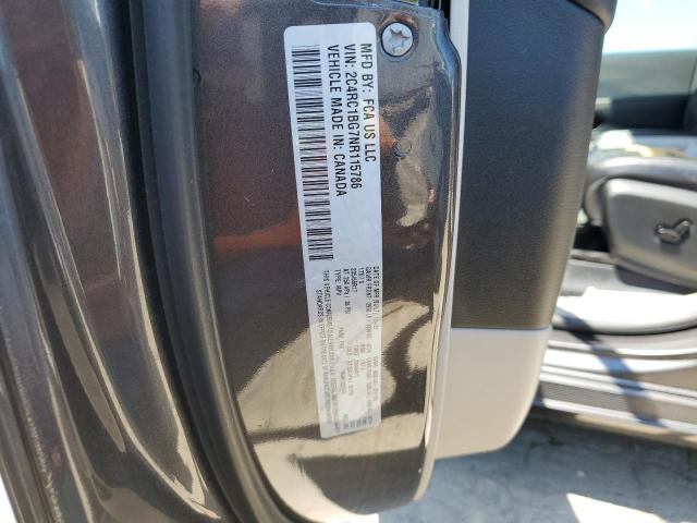 2C4RC1BG7NR115786 - 2022 CHRYSLER PACIFICA TOURING L Boz foto 12