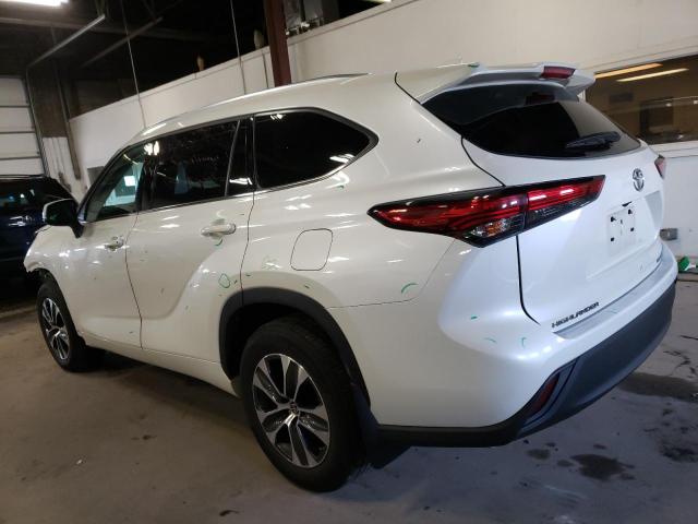 5TDHZRBH6MS082481 - 2021 TOYOTA HIGHLANDER XLE Weiß Foto 2
