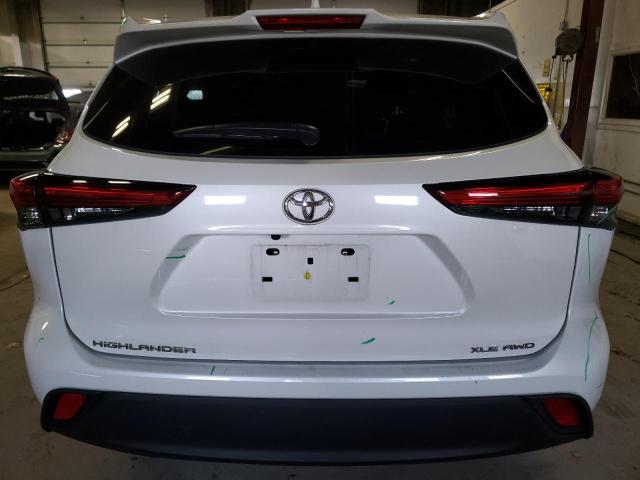 5TDHZRBH6MS082481 - 2021 TOYOTA HIGHLANDER XLE Weiß Foto 6