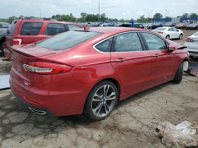 3FA6P0K94LR109637 - 2020 FORD FUSION TITANIUM RED photo 3