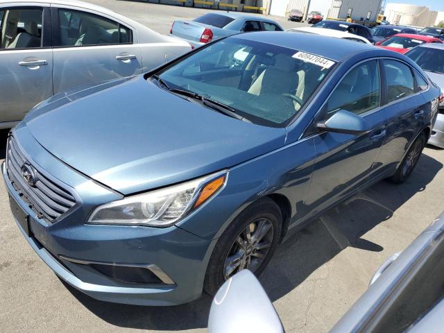 5NPE24AF9HH574721 - 2017 HYUNDAI SONATA SE BLUE photo 1