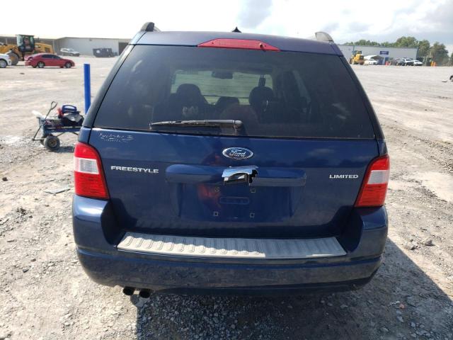 1FMDK03197GA33124 - 2007 FORD FREESTYLE LIMITED BLUE photo 6