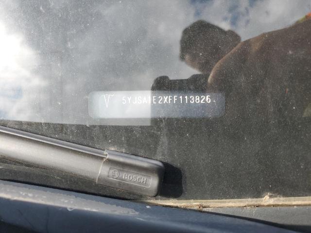 5YJSA1E2XFF113826 - 2015 TESLA MODEL S Գրաֆիտ լուսանկար 12