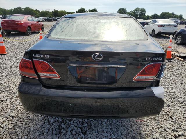 JTHBA30G755105728 - 2005 LEXUS ES 330 BLACK photo 6