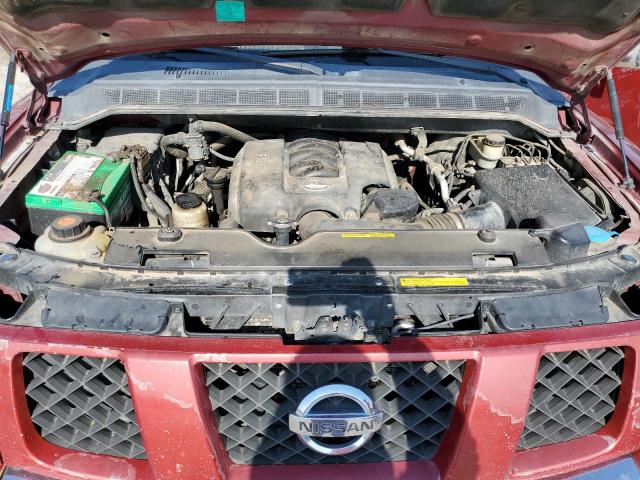 5N1AA08A15N723179 - 2005 NISSAN ARMADA SE MAROON photo 11