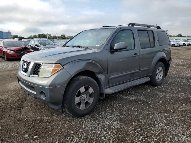 5N1AR18W55C747572 - 2005 NISSAN PATHFINDER LE GRAY photo 1