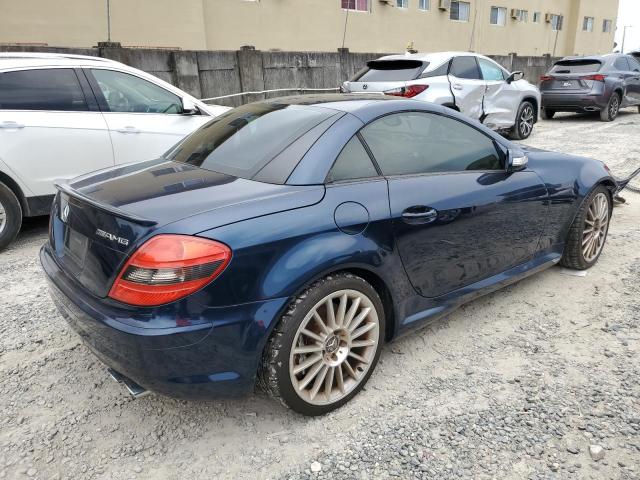 WDBWK73F45F058371 - 2005 MERCEDES-BENZ SLK 55 AMG BLUE photo 3