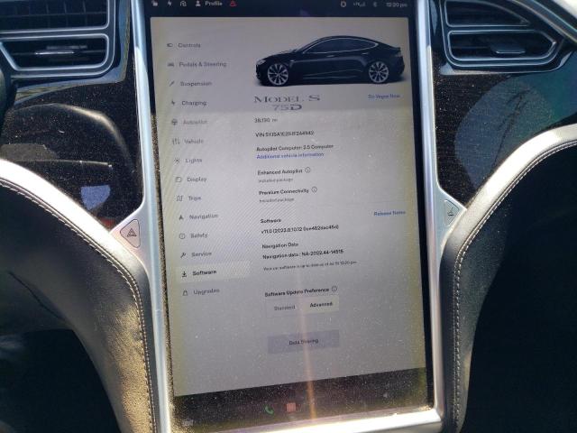 5YJSA1E28JF244942 - 2018 TESLA MODEL S Qara foto 9