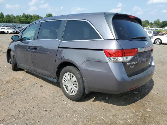 5FNRL5H23FB044702 - 2015 HONDA ODYSSEY LX GRAY photo 2