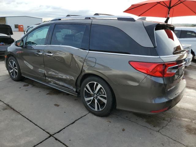5FNRL6H91JB025464 - 2018 HONDA ODYSSEY ELITE Szary zdjęcie 2