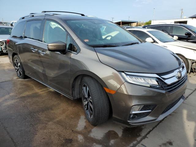 5FNRL6H91JB025464 - 2018 HONDA ODYSSEY ELITE GRAY photo 4