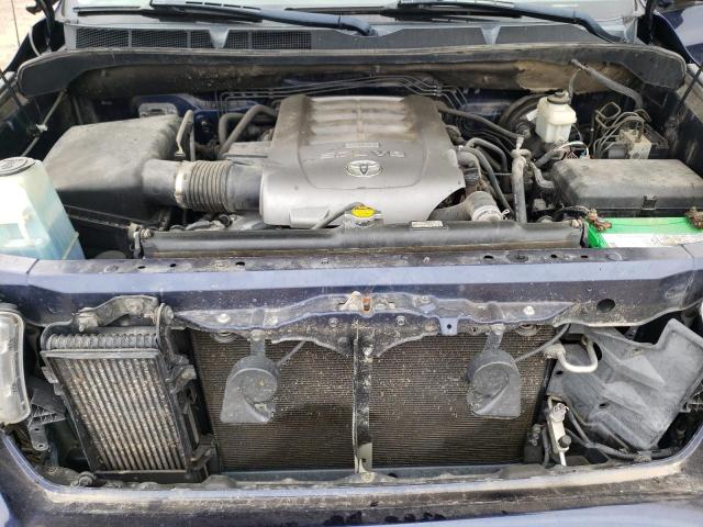 5TFDV54168X064520 - 2008 TOYOTA TUNDRA CREWMAX BLUE photo 11