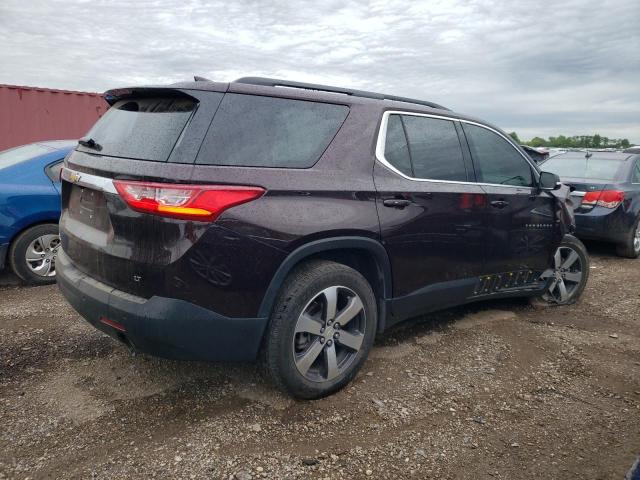 1GNEVHKWXLJ302375 - 2020 CHEVROLET TRAVERSE LT BURGUNDY photo 3